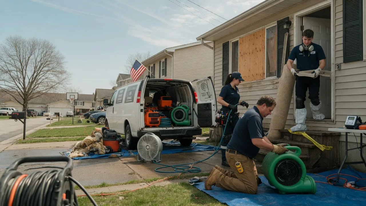 Water Damage Restoration in South Branch, MI near me